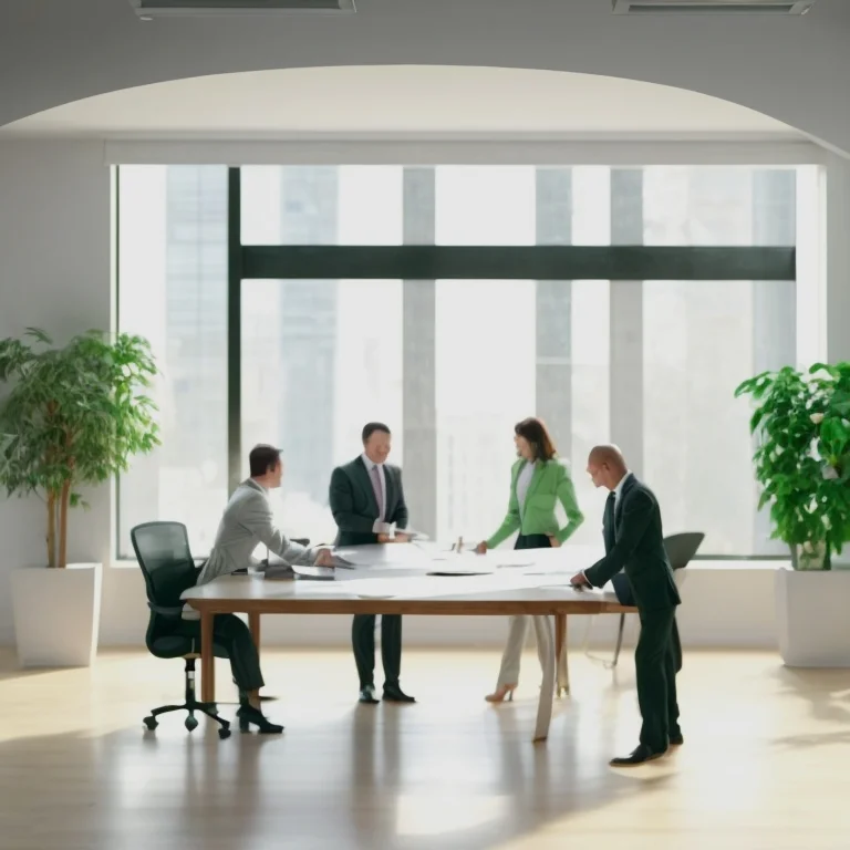 مجموعة من القادة في اجتماع حواري