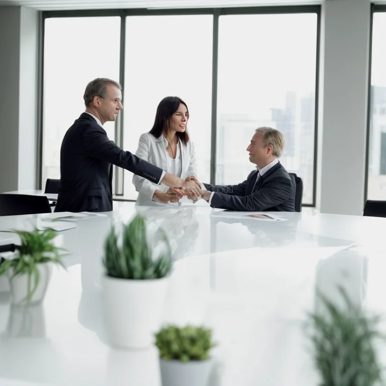 رجل أعمال ينظر إلى أفق المدينة